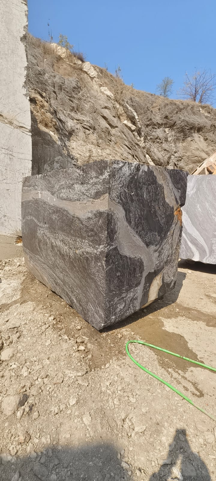 Cobblestones stone yard