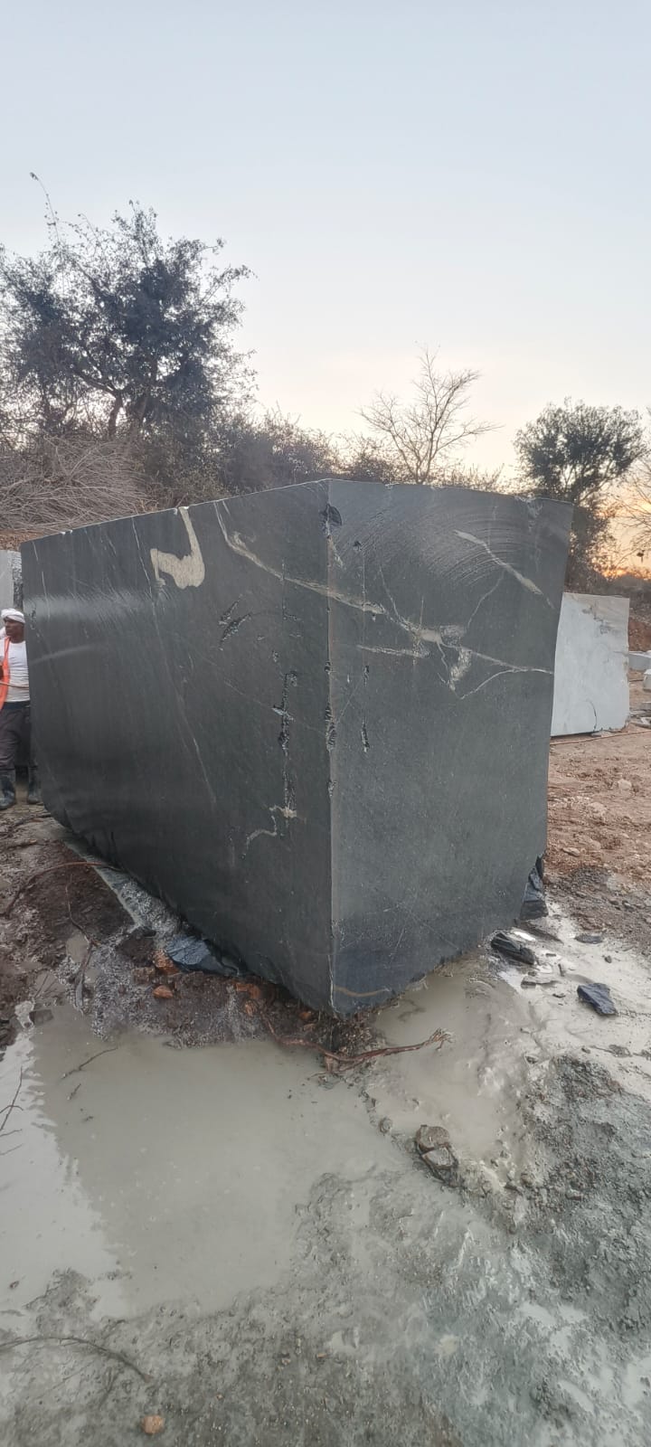 Stone block Rajasthan quarry