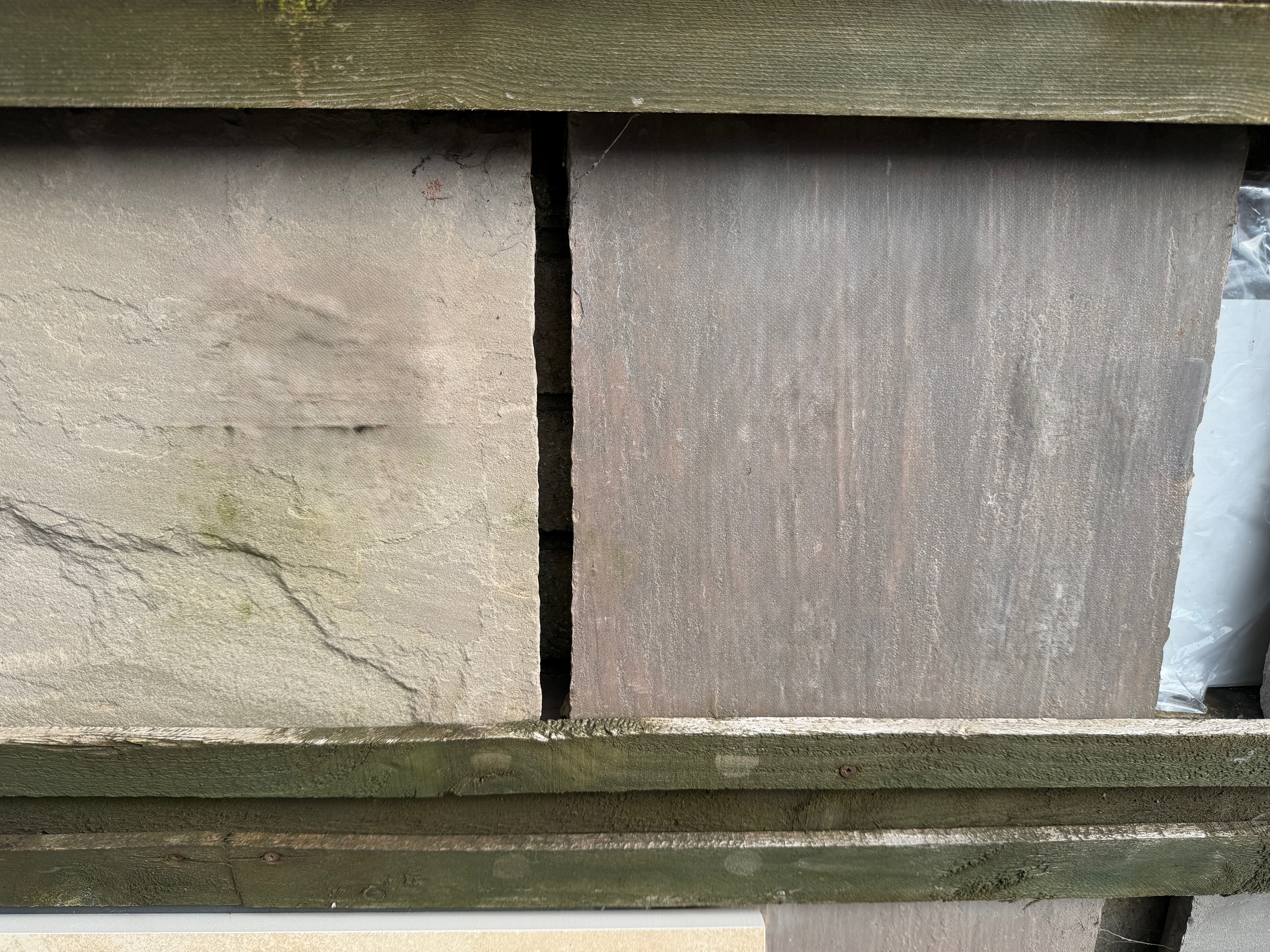 Raj Green sandstone slab green-grey natural tones
